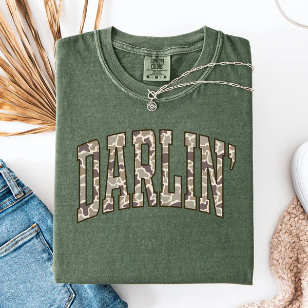 Green t-shirt with &