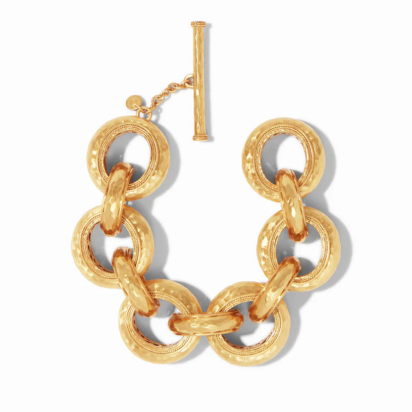 Julie Vos | Cannes Link Bracelet in Gold - Giddy Up Glamour Boutique