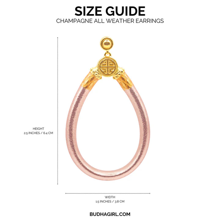 BuDhaGirl | All Weather Earrings in Champagne