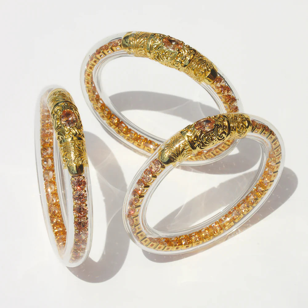 BuDhaGirl | Sovereign All Weather Bangle in Champagne