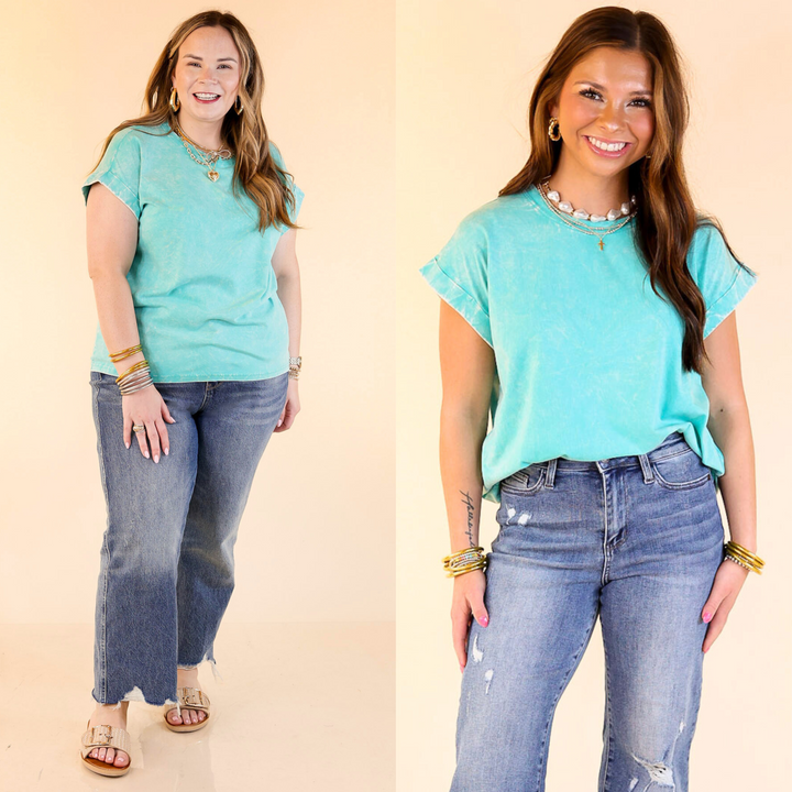 The Chic Made Easy Tee is your everyday essential—super soft, and effortlessly stylish. Pair it with high-waisted jeans or layer it up for an easy, polished look. Sizes small through large.