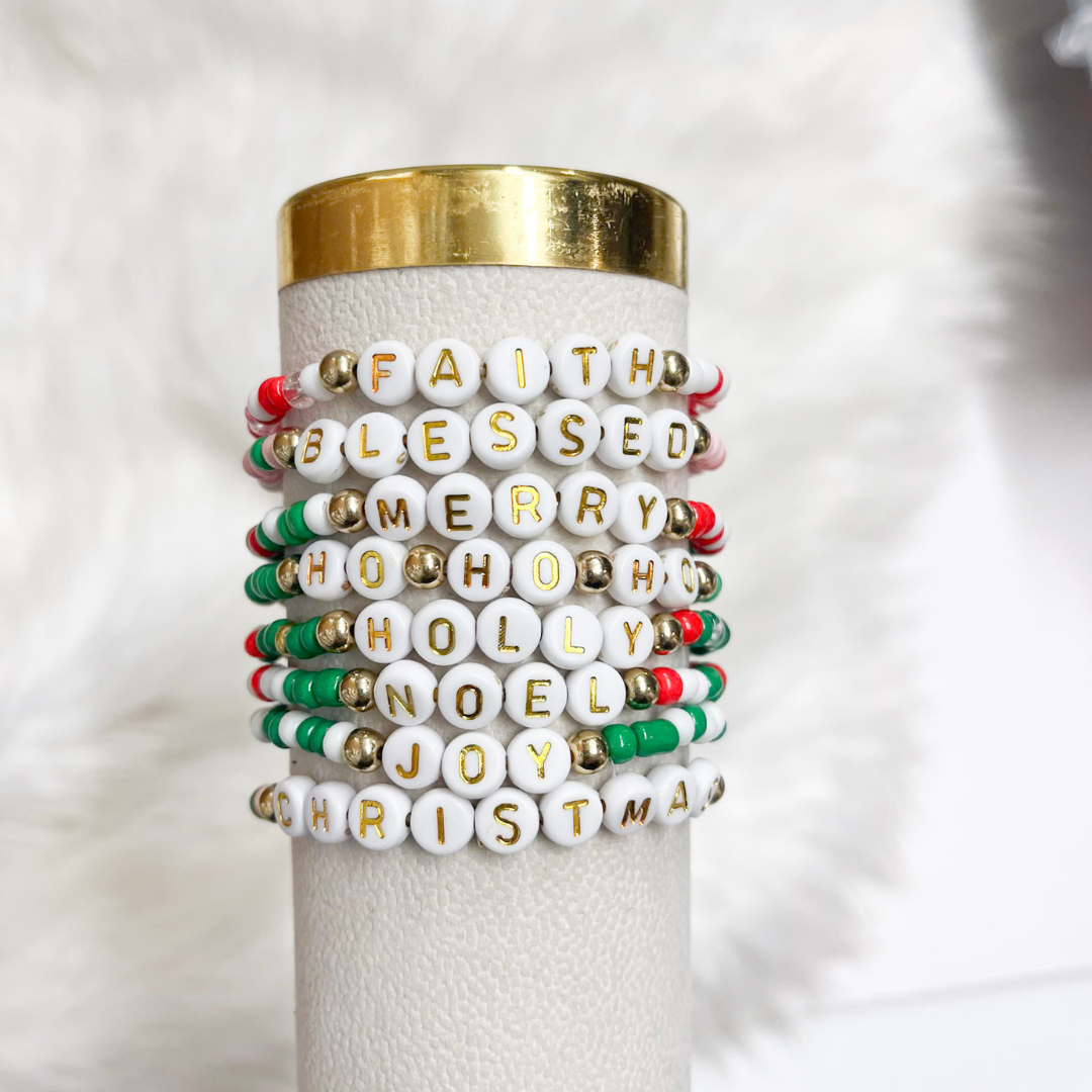 Buy 3 for $10 | Christmas Friendship Stretch Bracelets