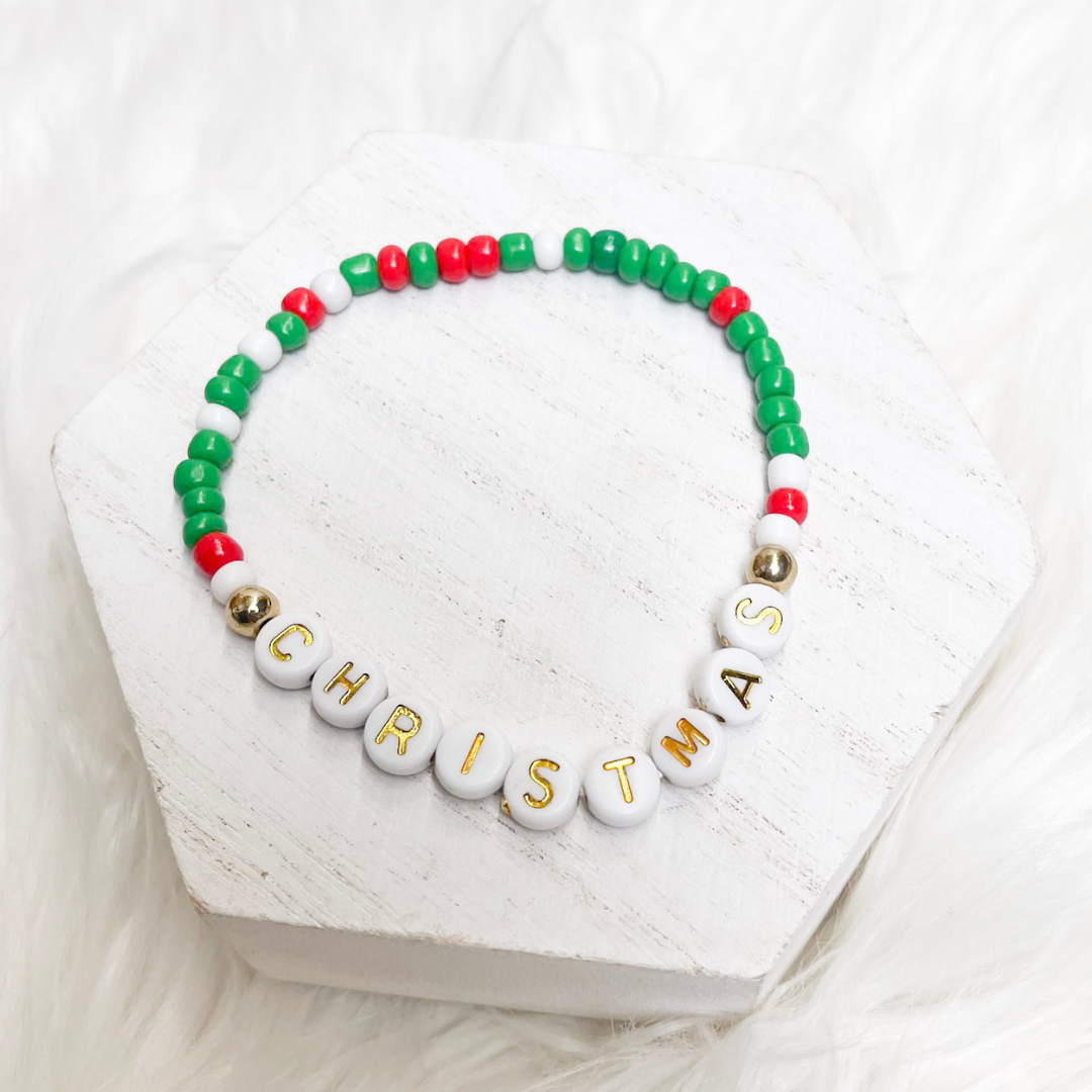 Buy 3 for $10 | Christmas Friendship Stretch Bracelets