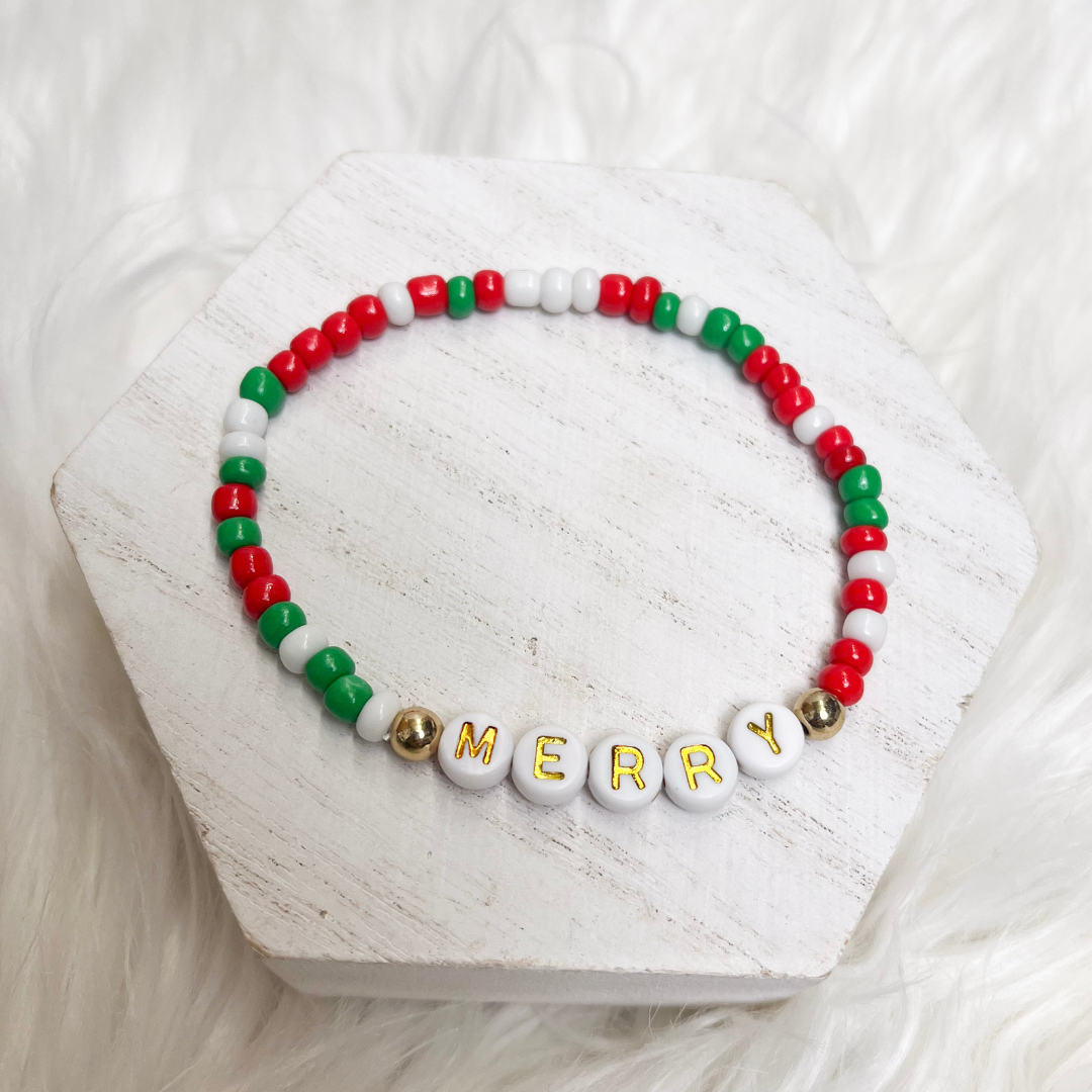 Buy 3 for $10 | Christmas Friendship Stretch Bracelets