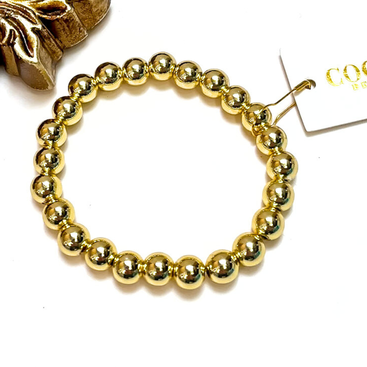 Coco's Beads and Co | The Goldie 8mm Bracelet in Gold