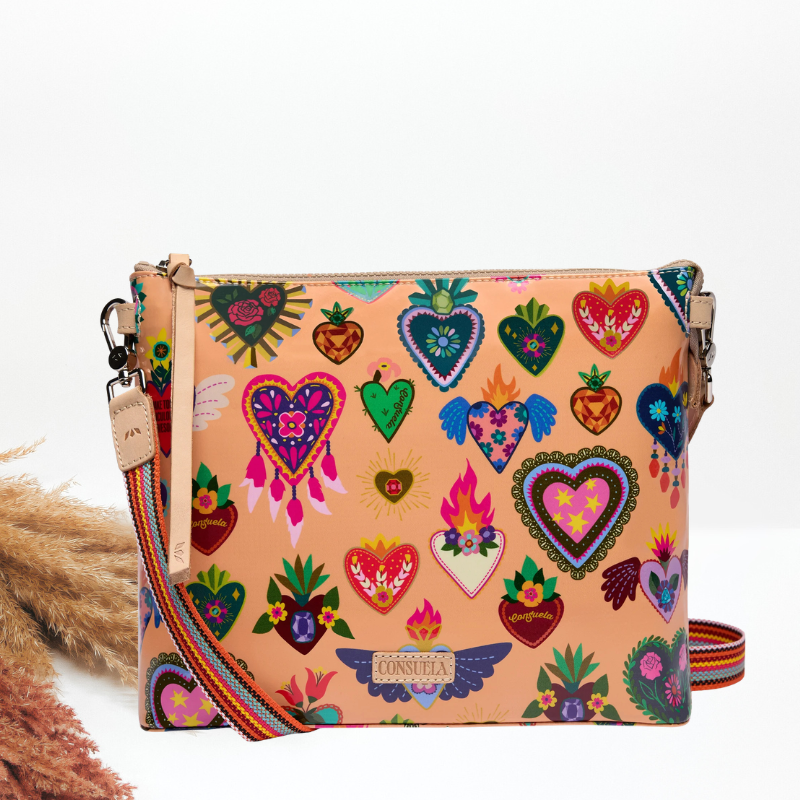 Consuela | Peach Downtown Crossbody Bag