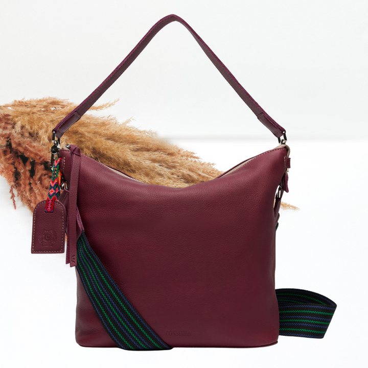 Consuela | Plum Hobo Bag