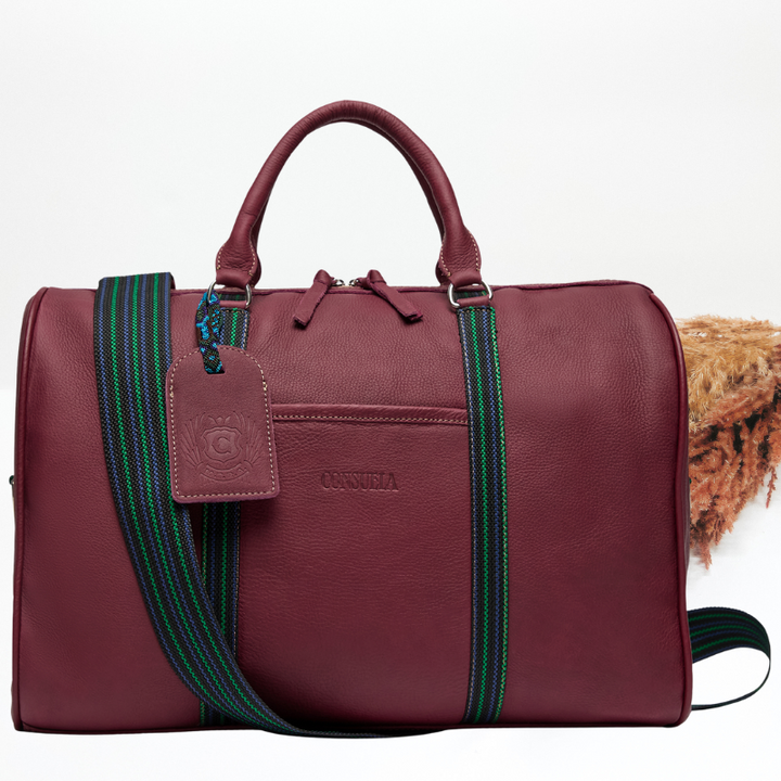 Consuela | Plum Jet Setter Duffle Travel Bag