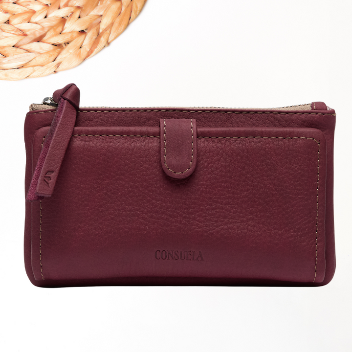 Consuela | Plum Slim Wallet