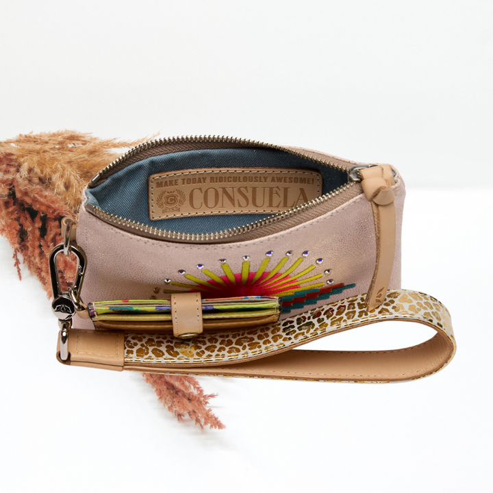 Consuela | Fuzzy Combi Wristlet