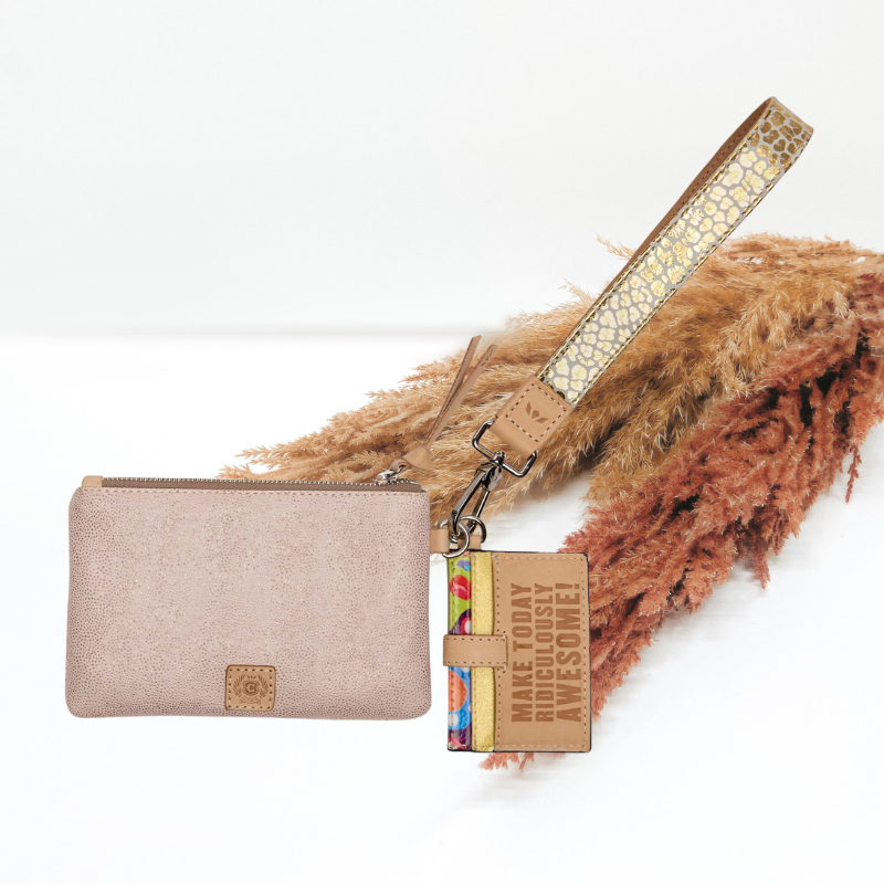 Consuela | Fuzzy Combi Wristlet