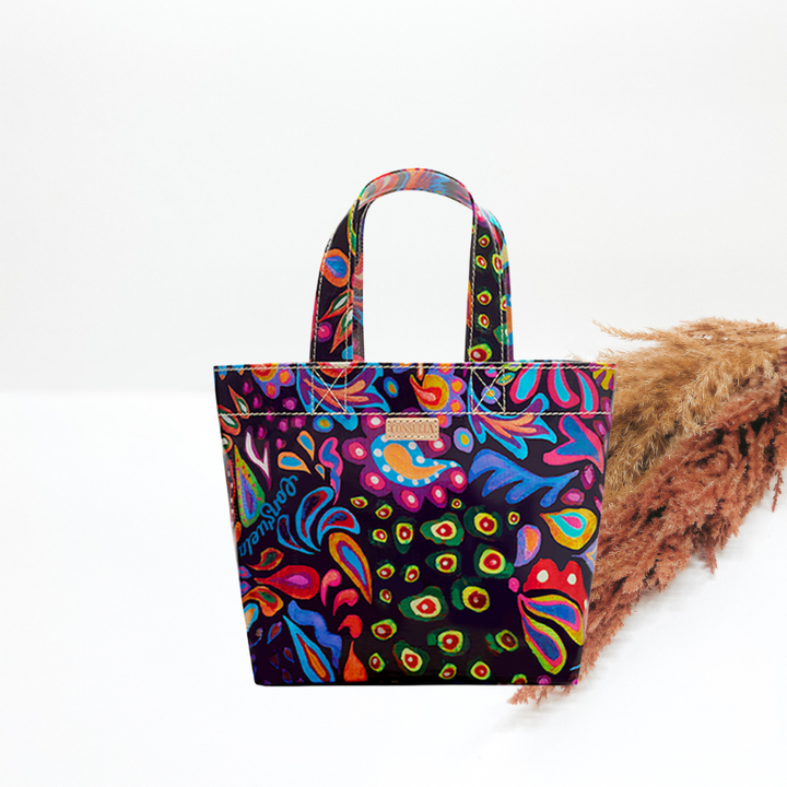 Consuela | Sophie Black Swirly Grab n' Go Mini Bag