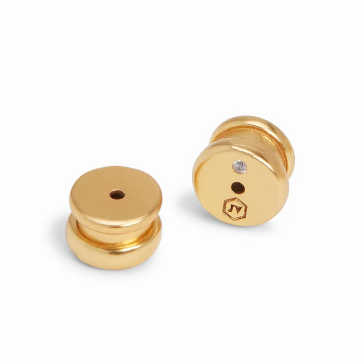 Julie Vos | Crescent Stone Hoop Turquoise Blue