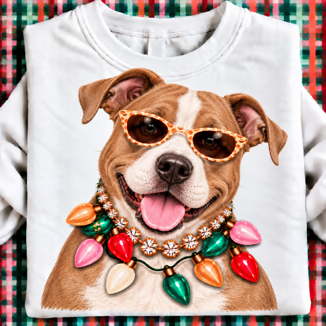 Custom Made to Order | Holiday Boujee Pitty Graphic Tee or Sweatshirt in Multiple Printing Options on White