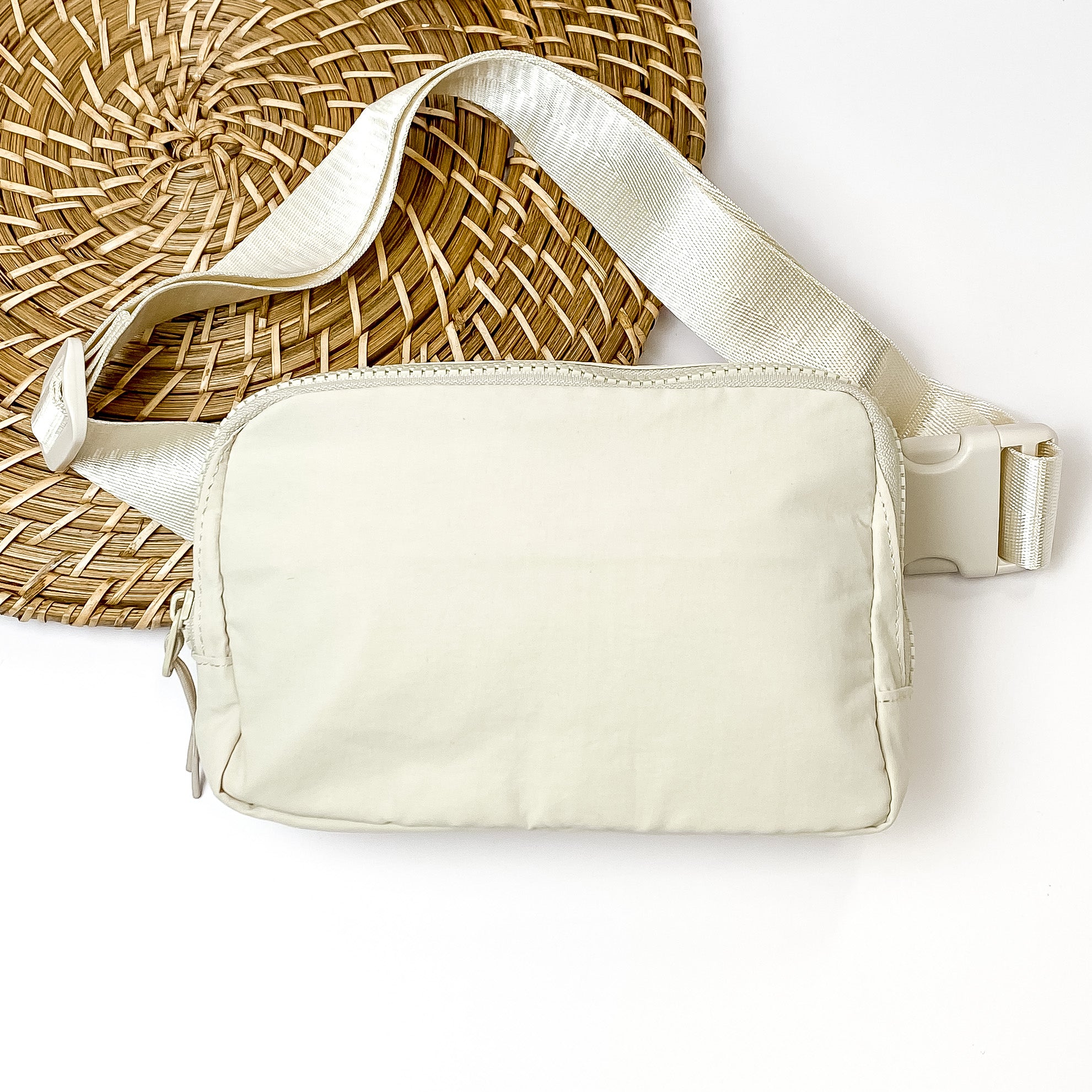 Love the Journey Fanny Pack in Beige