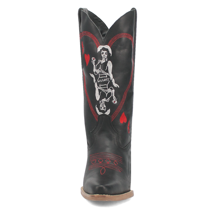 Online Exclusive | Dingo | Queen A Hearts Leather Boot in Black**PREORDER - Giddy Up Glamour Boutique