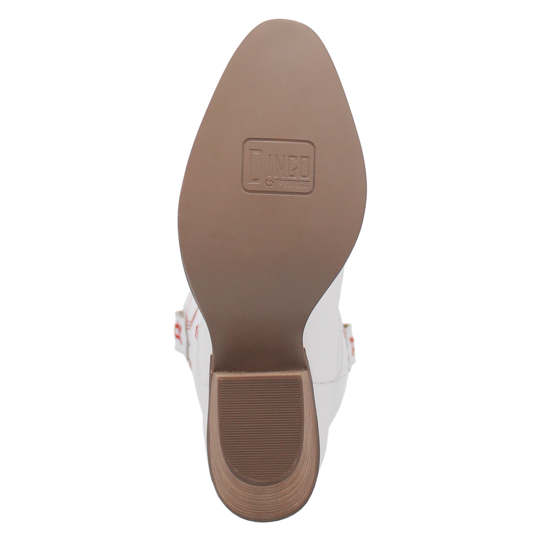 Online Exclusive | Dingo | Queen A Hearts Leather Boot in White**PREORDER - Giddy Up Glamour Boutique