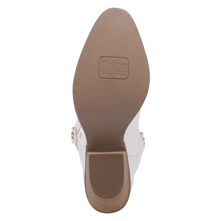 Online Exclusive | Dingo | Queen A Hearts Leather Boot in White**PREORDER - Giddy Up Glamour Boutique