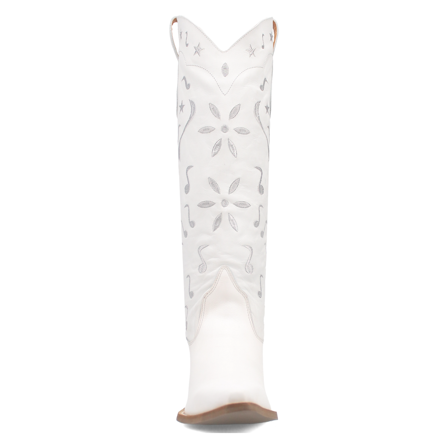 Online Exclusive | Dingo | Rhymin Leather Cowboy Boot in White **PREORDER