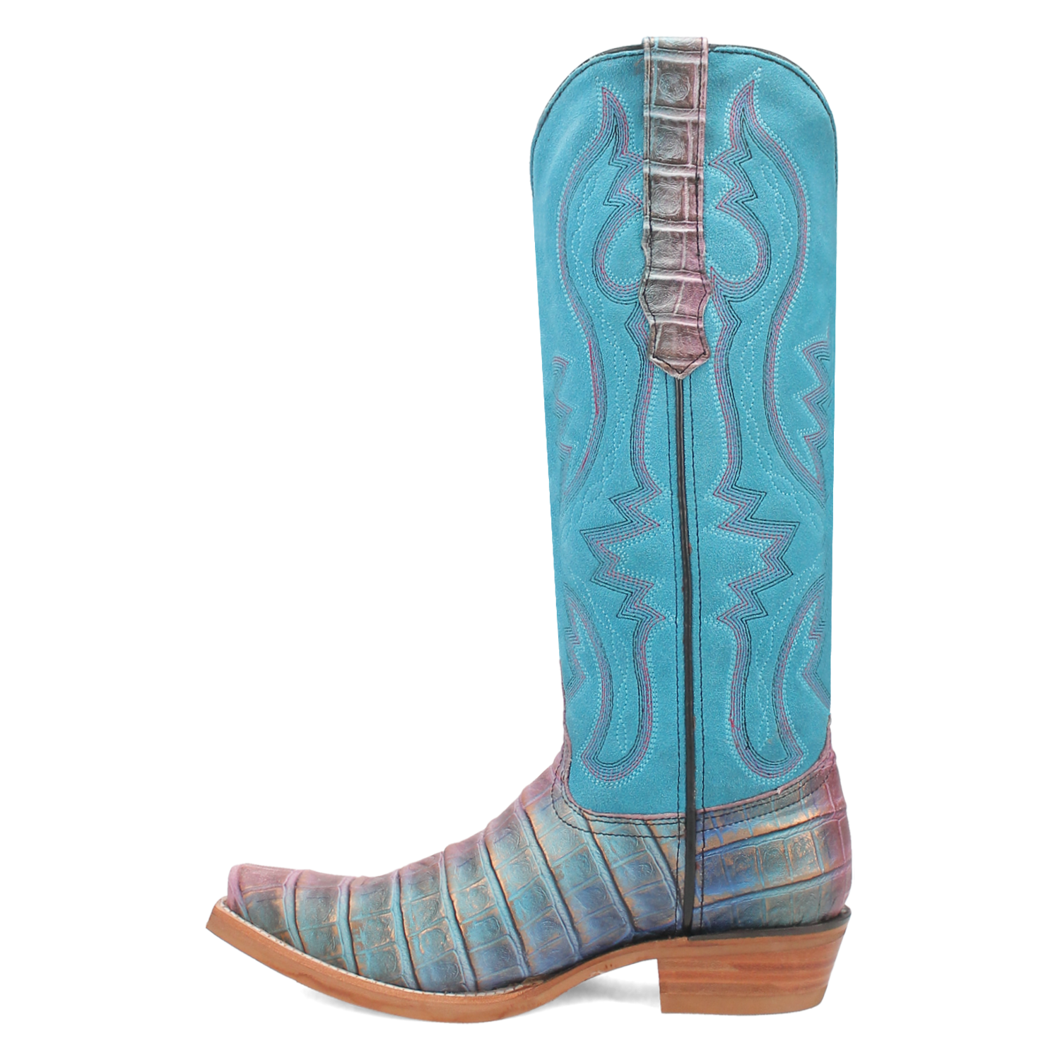 Online Exclusive | Dingo | Caterina Leather Boot in Blue **PREORDER