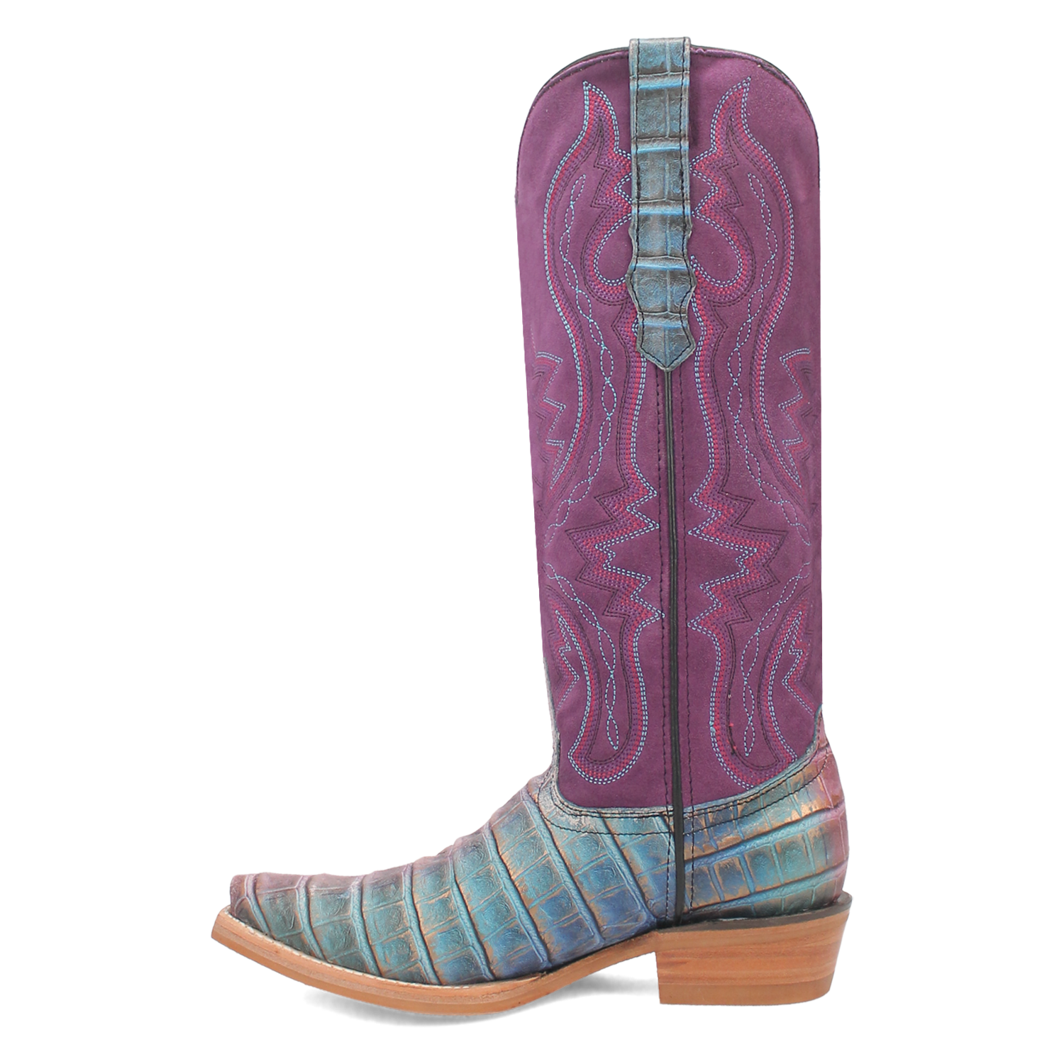 Online Exclusive | Dingo | Caterina Leather Boot in Purple **PREORDER