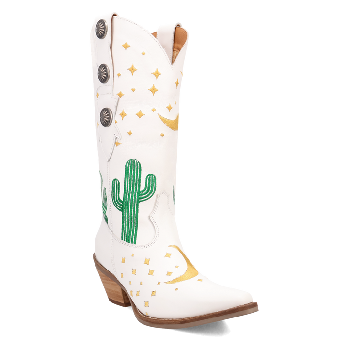 Online Exclusive | Dingo | Pachita Leather Boot in White ***PREORDER