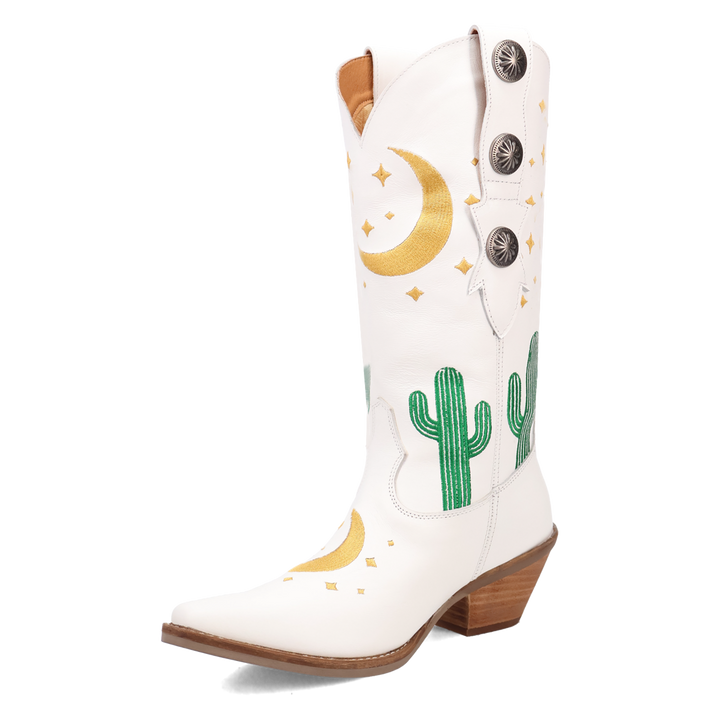 Online Exclusive | Dingo | Pachita Leather Boot in White ***PREORDER