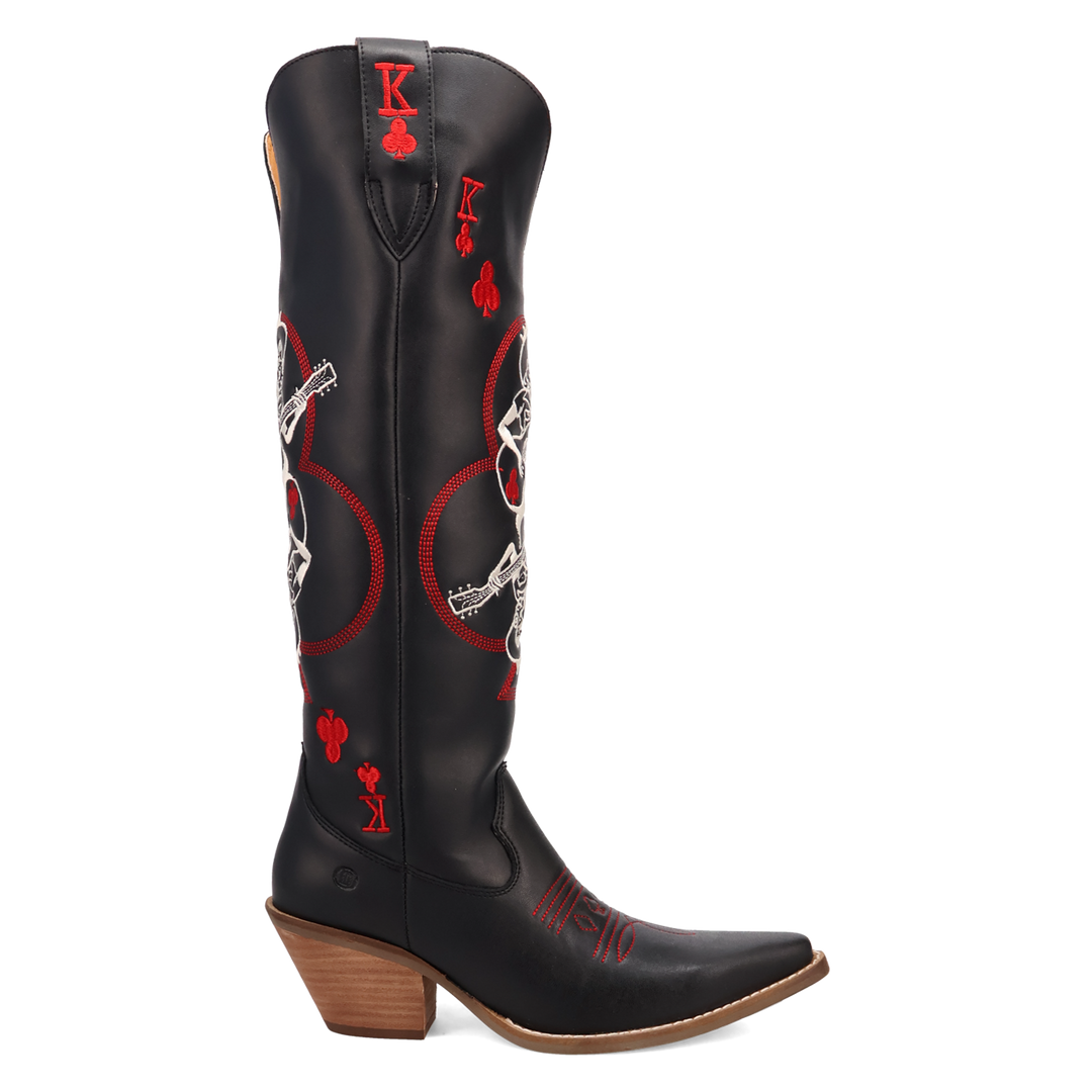 Online Exclusive | Dingo | King Of Clubs Leather Boot in Black *** PREORDER