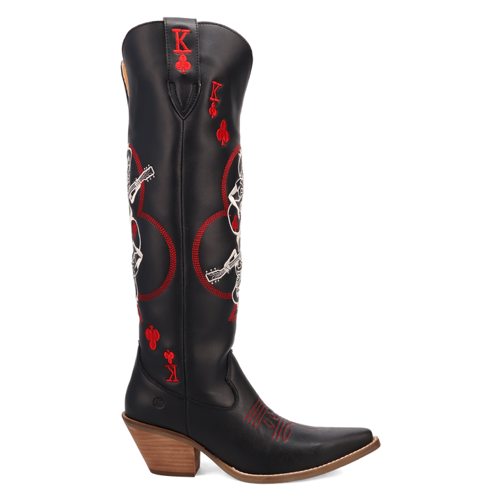 Online Exclusive | Dingo | King Of Clubs Leather Boot in Black *** PREORDER
