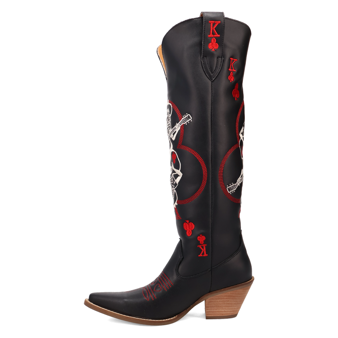 Online Exclusive | Dingo | King Of Clubs Leather Boot in Black *** PREORDER