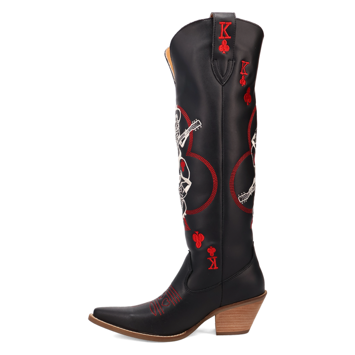 Online Exclusive | Dingo | King Of Clubs Leather Boot in Black *** PREORDER