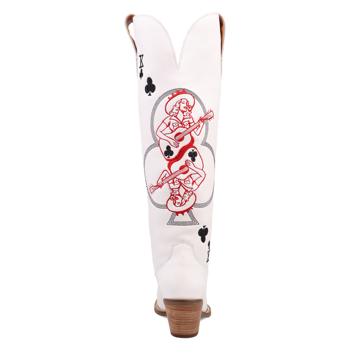 Online Exclusive | Dingo | King Of Clubs Leather Boot in White *** PREORDER