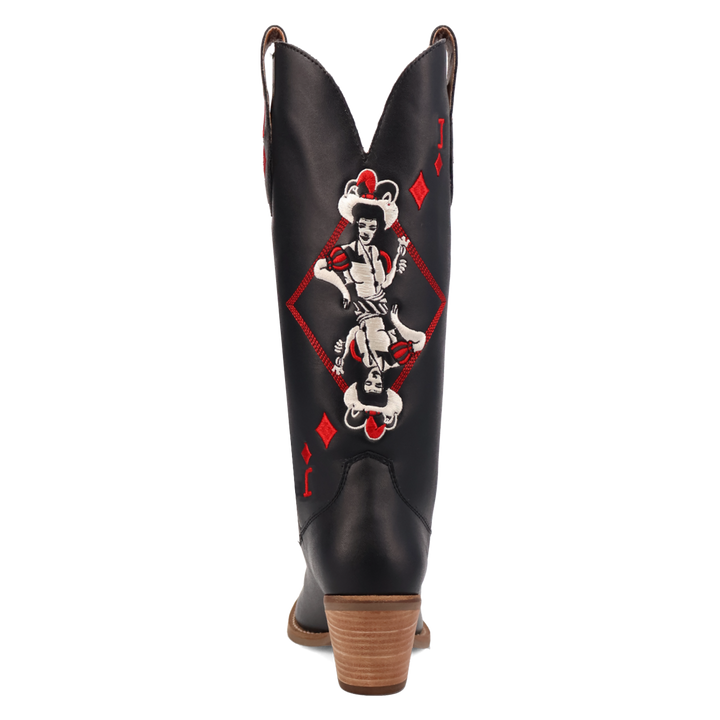 Online Exclusive | Dingo | Jack of Diamonds Leather Boot in Black **PREORDER