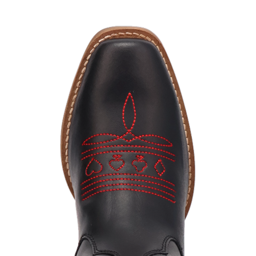 Online Exclusive | Dingo | Jack of Diamonds Leather Boot in Black **PREORDER