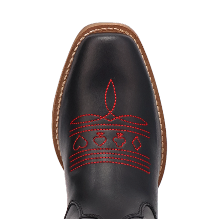 Online Exclusive | Dingo | Jack of Diamonds Leather Boot in Black **PREORDER