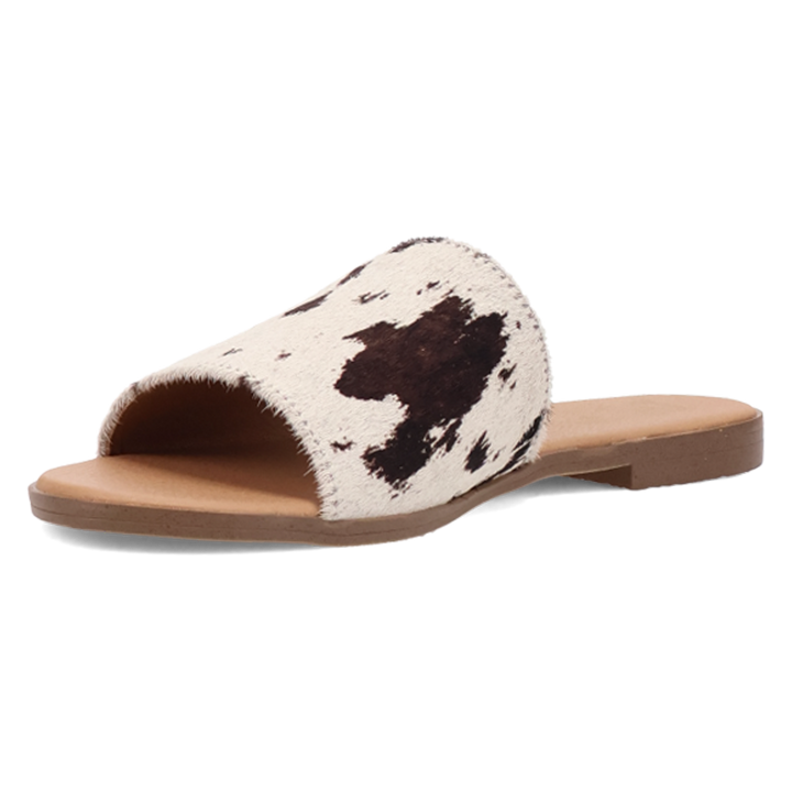 Online Exclusive | Dingo | Tabby Sandal in Cowprint *** PREORDER