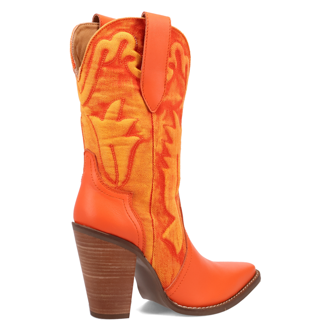 Online Exclusive | Dingo | Tipsy Leather Boot in Orange ***PREORDER
