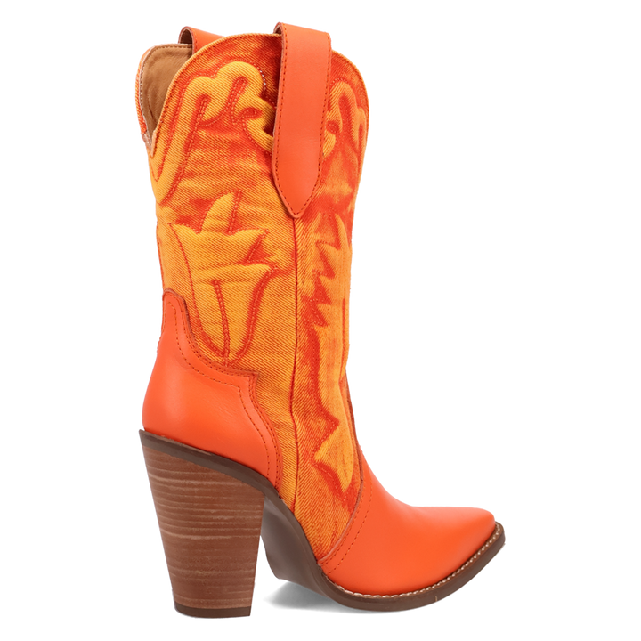 Online Exclusive | Dingo | Tipsy Leather Boot in Orange ***PREORDER