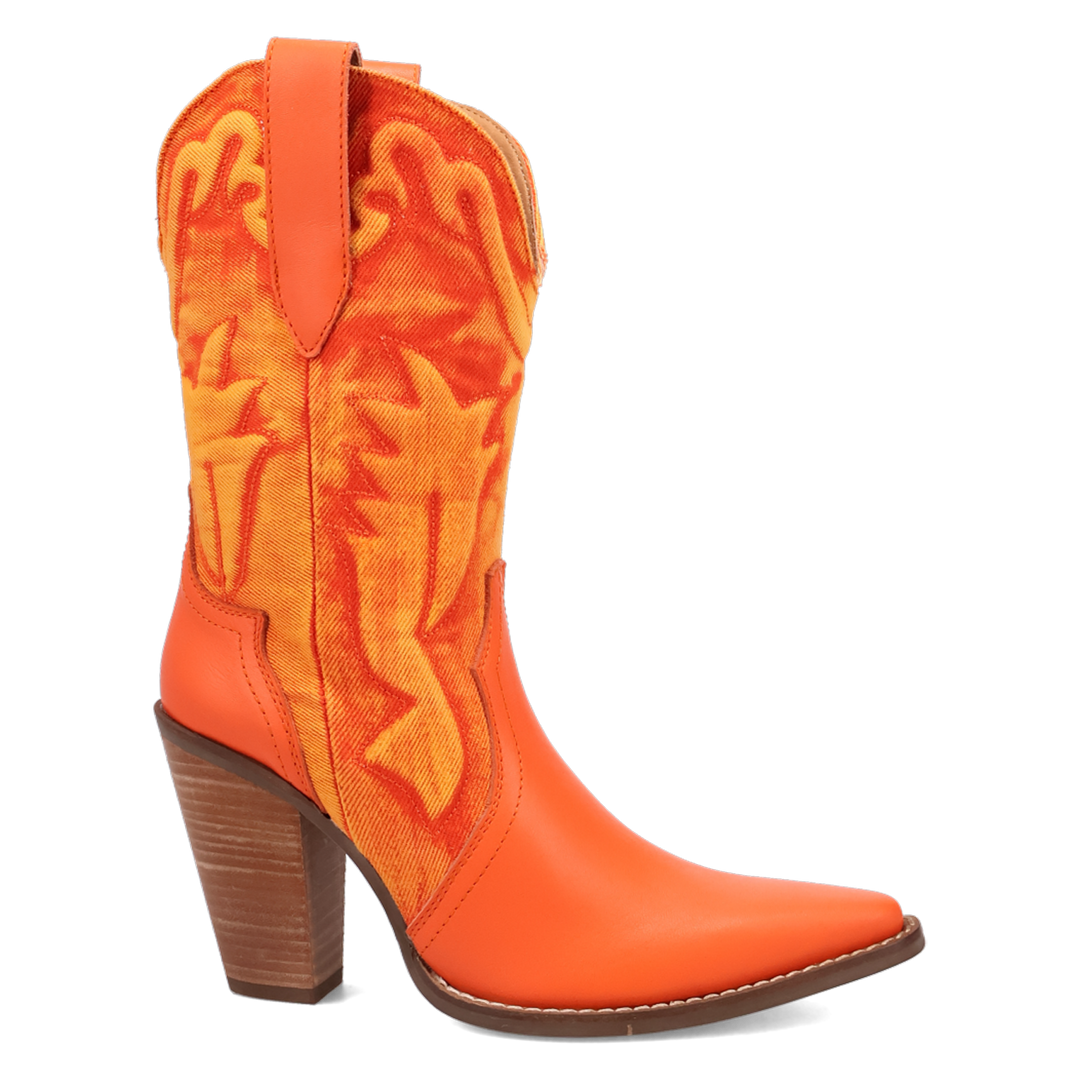 Online Exclusive | Dingo | Tipsy Leather Boot in Orange ***PREORDER