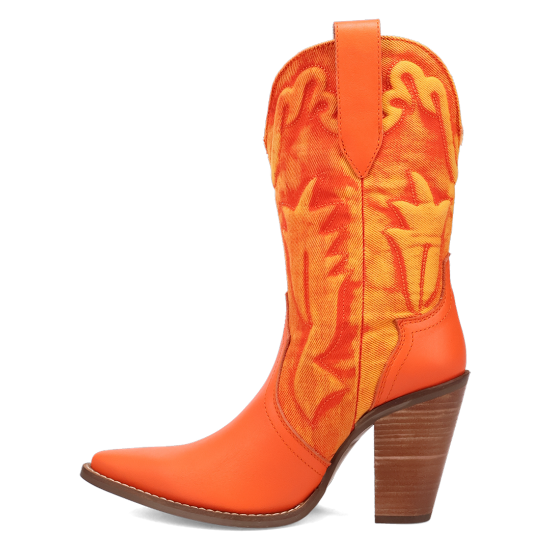 Online Exclusive | Dingo | Tipsy Leather Boot in Orange ***PREORDER