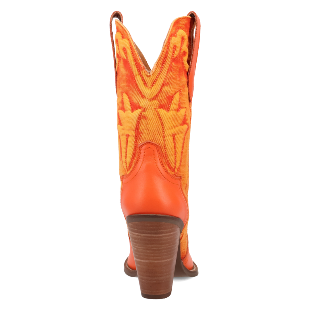 Online Exclusive | Dingo | Tipsy Leather Boot in Orange ***PREORDER