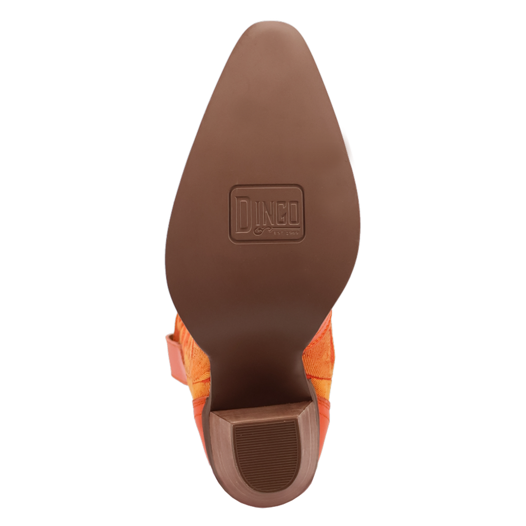 Online Exclusive | Dingo | Tipsy Leather Boot in Orange ***PREORDER