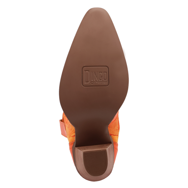 Online Exclusive | Dingo | Tipsy Leather Boot in Orange ***PREORDER