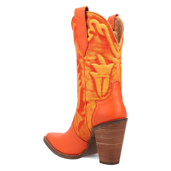 Online Exclusive | Dingo | Tipsy Leather Boot in Orange ***PREORDER