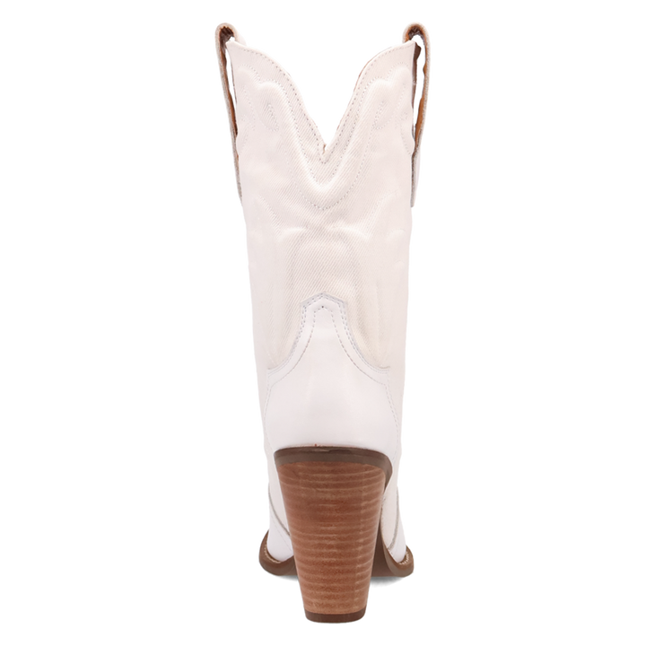 Online Exclusive | Dingo | Tipsy Leather Boot in White ***PREORDER