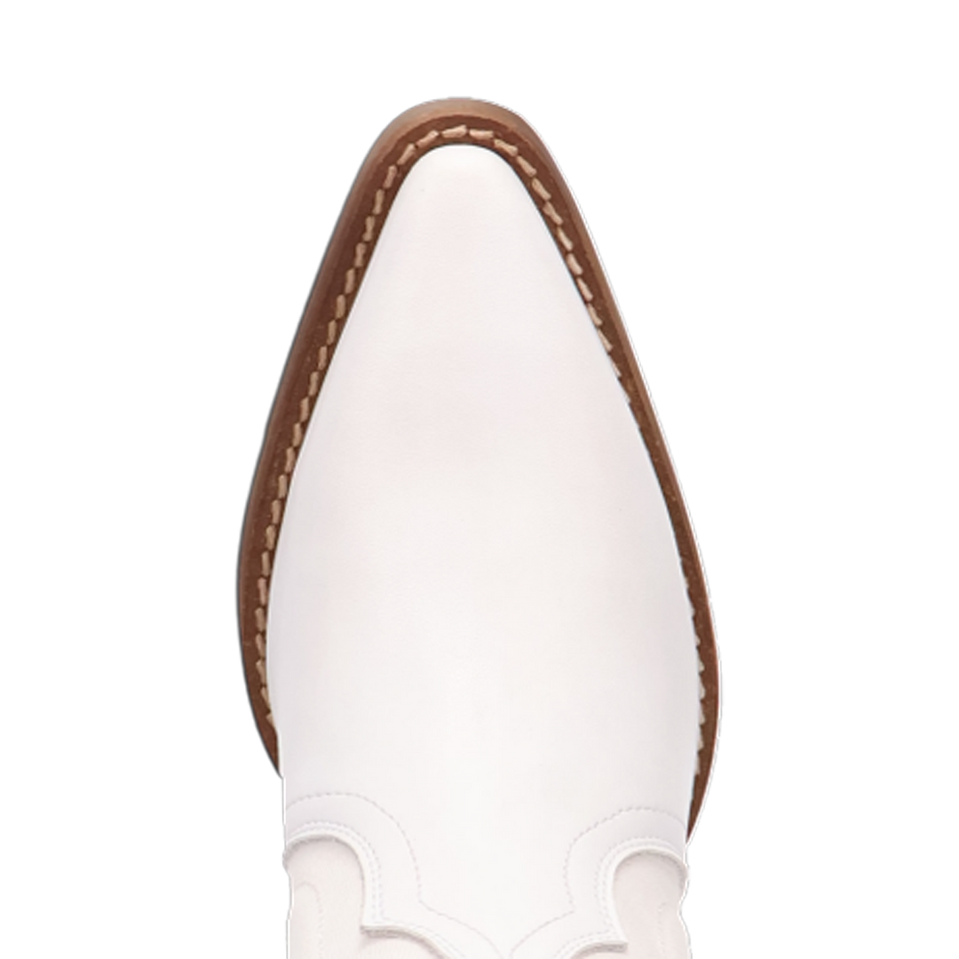 Online Exclusive | Dingo | Tipsy Leather Boot in White ***PREORDER