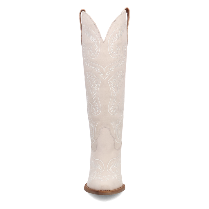 Online Exclusive | Dingo | Evita Leather Boot in White *** PREORDER