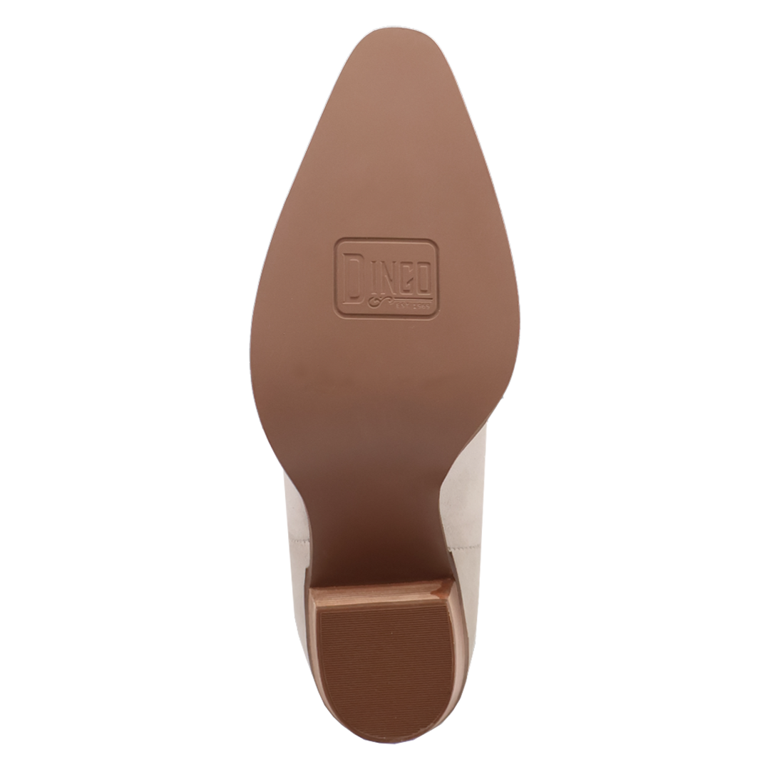 Online Exclusive | Dingo | Evita Leather Boot in White *** PREORDER