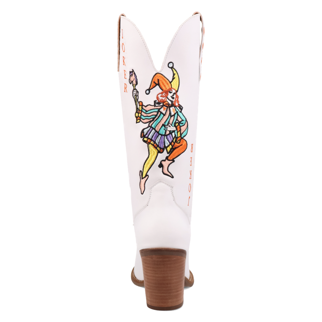 Online Exclusive | Dingo | Joker Leather Boot in White *** PREORDER