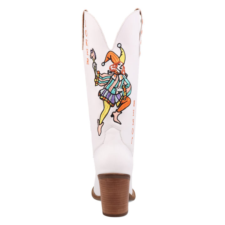 Online Exclusive | Dingo | Joker Leather Boot in White *** PREORDER